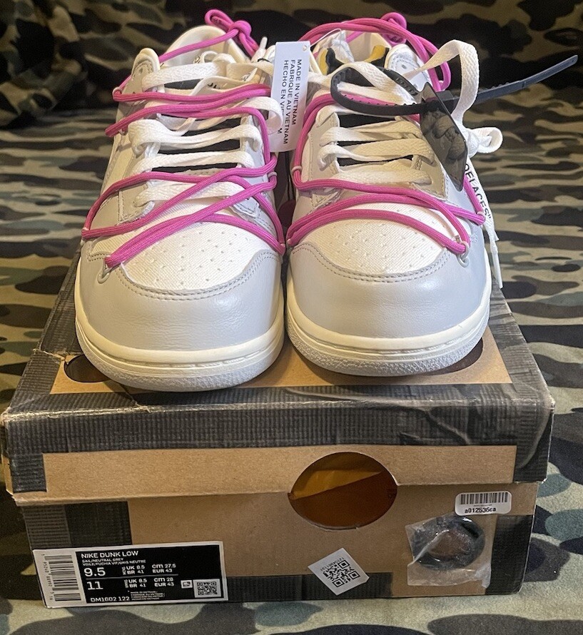 OFF WHITE X NIKE Nike Off White x Dunk Low lotto 30 di 50