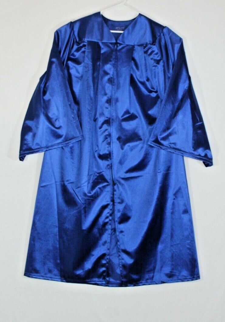 Oak Hall Graduation Gown Size 5'9" 5'11" Royal Bl… Gem