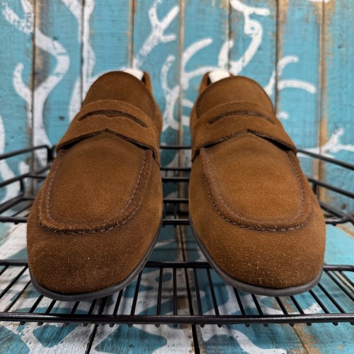 Nordstrom Men’s Knox Flexible Penny Loafer Brown Bronze Size 8M Worn 1X - Picture 4 of 10