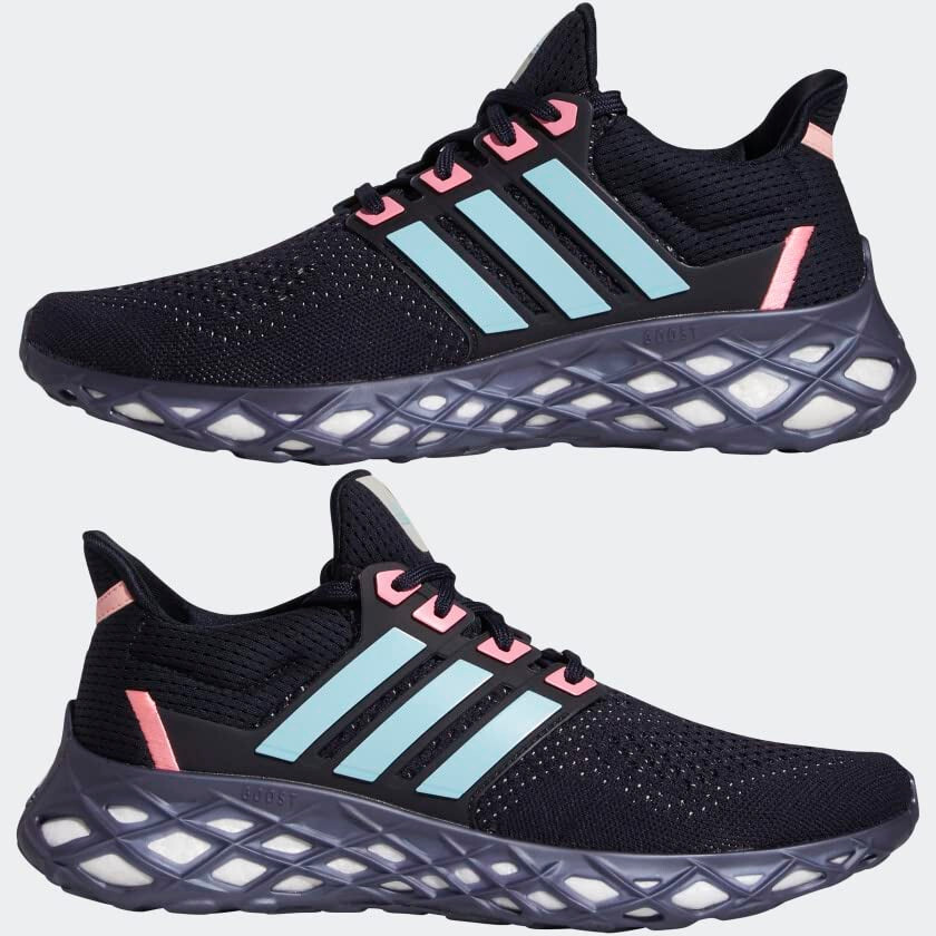 Adidas UltraBoost WEB DNA Running Shoes Navy Blue Pink Size Men 6/ Wmn 7 M Adidas UltraBoost WEB DNA Running Shoes Navy Blue Pink Size Men 6/ Wmn 7 M