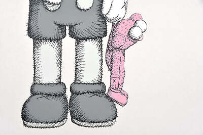 KAWS - SHARE. Limited edition, hand signed. Modern, Urban art