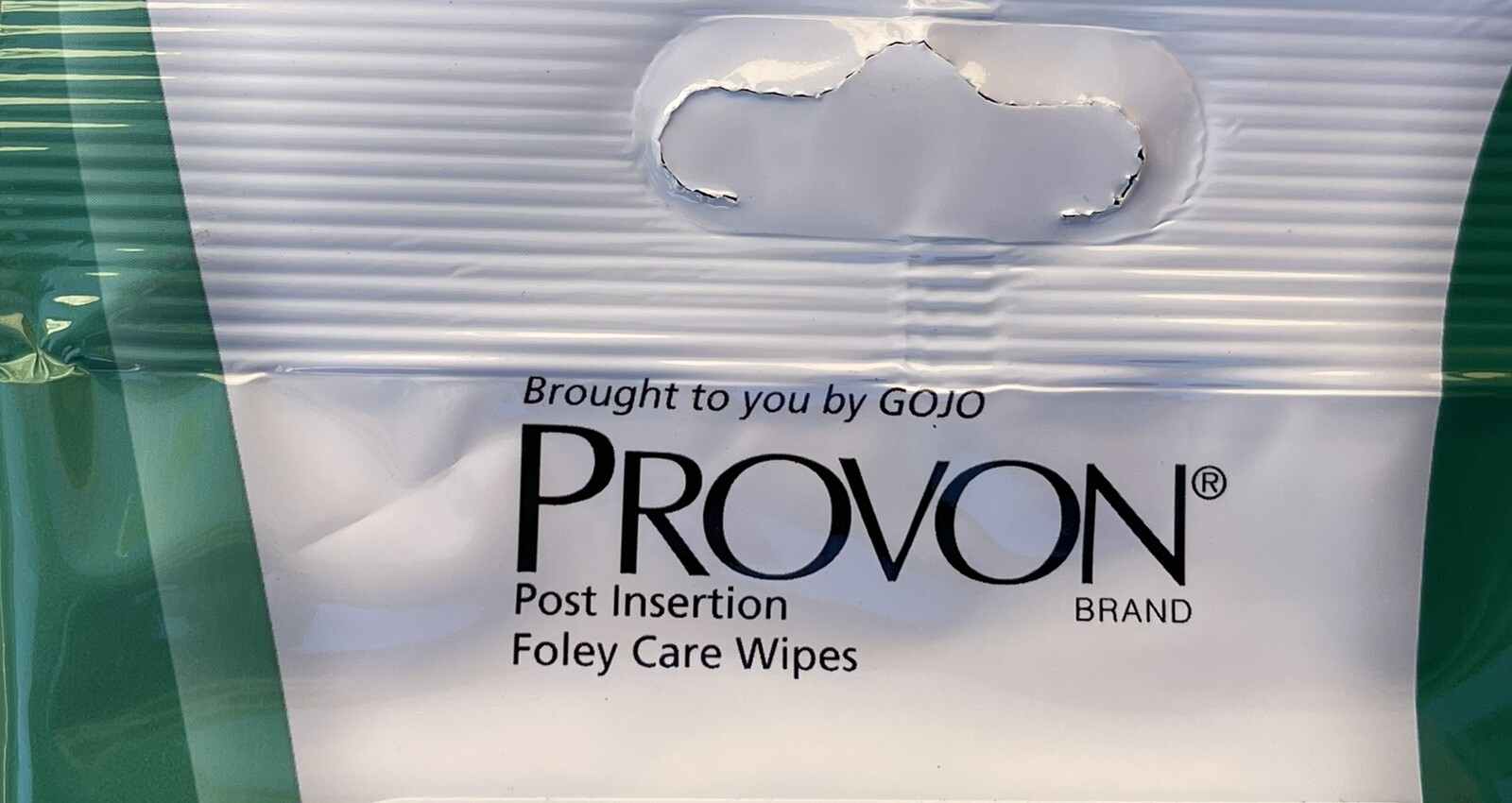 25 (5 Packs Of 5) GoJo Provon post insertion Foley care wipes DFC0100