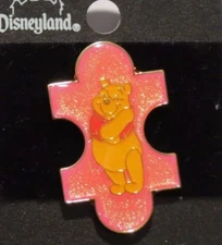 DISNEY DLR WDW POOH & PALS PUZZLE SET PINK POOH FROM WINNIE THE POOH PIN