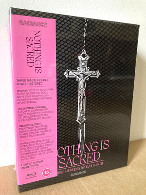 NOTHING IS SACRED Three Heresies by Luis Bunuel Limited Ed. (Blu-Ray) Radiance