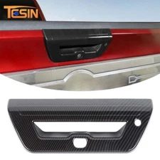 Tailgate Trunk Door Handle Bowl Decor Cover Trim For Ford F150 15-20Carbon Fiber