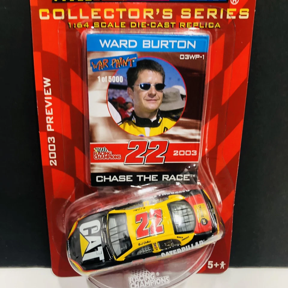 Racing Champions Collectors Series Ward Burton #22 CAT (lot of 4) - Image 3 of 4