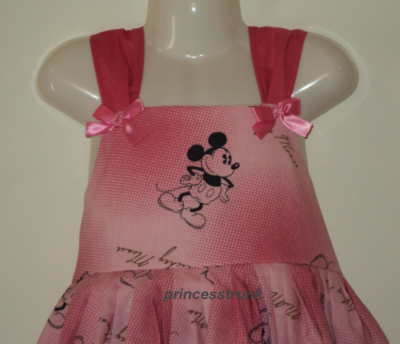 pink mickey mouse dress PREORDER