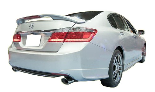 Purchase 08 09 10 11 Honda Accord 4DR Sedan Black Rear Trunk Lip Wing Spoiler In Walnut - Foto 3