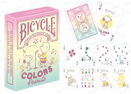 Snoopy Colors of Peanuts Bicycle Playing Cards Deck NEW Sealed - Picture 2 of 3