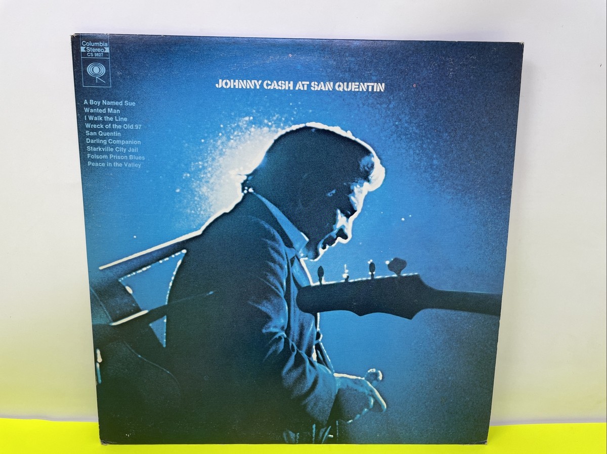 洋楽 LP & MR KASINO TAKING OVER JOHNNY CASH-At San Quentin Vinyl-CS 9827-1969 Vtg Record Album | eBay