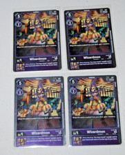Lot of 4 Wizardmon - P-077 P-077 P Digimon Promotion Cards Digimon TCG Set