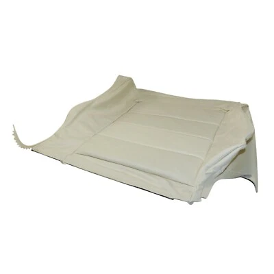 Housse De Siège Banquette Arrière Gauche VW Golf I Cabrio En Cuir Blanc Neuve - Photo 1/4