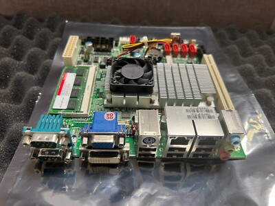 Portwell  AMDY-7002-T56N  Mini-ITX with 4GB MEMORY AND CPU ! WORKING {H}