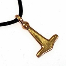 Thorshammer Haithabu Amulett - Wikinger Hammer, Thor Anhänger, Mittelalter Kette