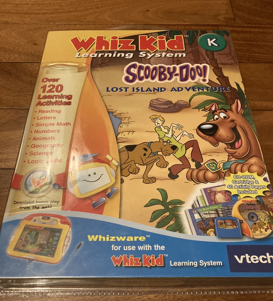 Vintage Scooby-Doo VTECH Whiz Kid Learning Games - Sealed Lost Island Adventure - Image 2 of 4