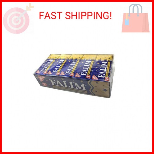 Falim zuckerfreier einfacher Kaugummi, Mastix (20er Pack (100 Stück))