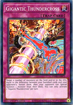 Gigantic Thundercross PHHY-EN072 Yu-Gi-Oh! Near Mint 1st Edition