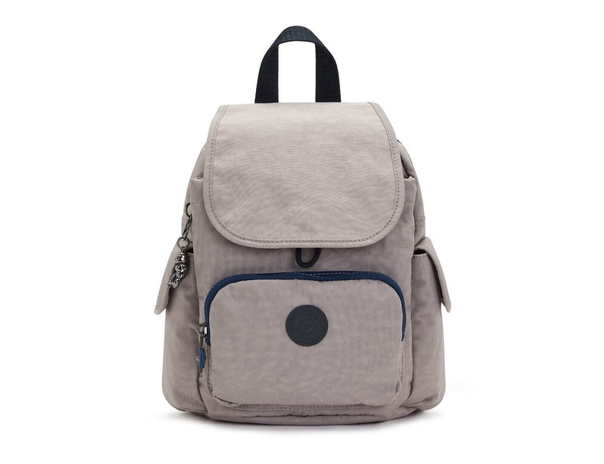 Kipling CITY PACK MINI Grey Gris Blue Eclipse RRP