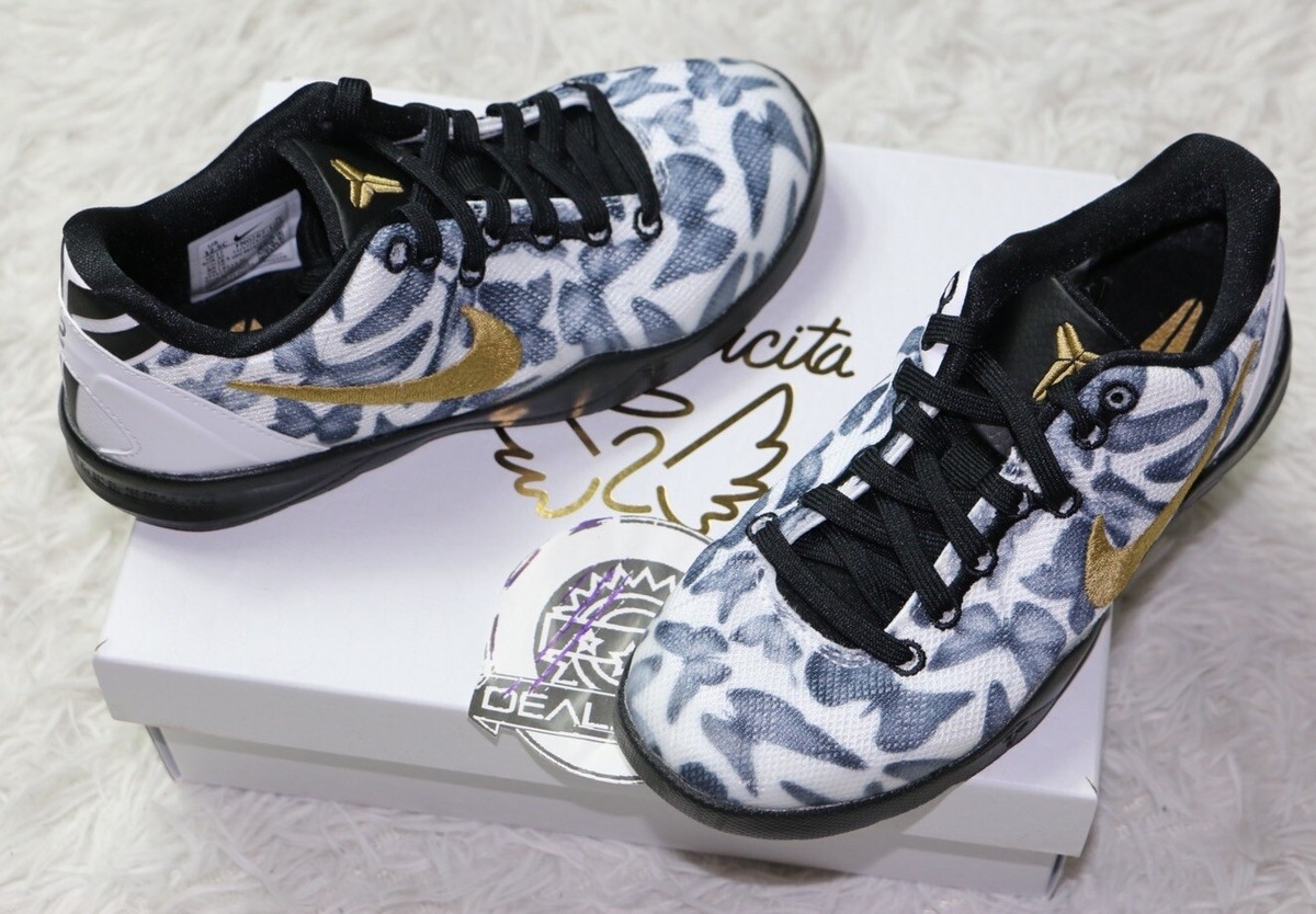 Size 12.5 (PS) - Nike Kobe 8 Protro Low White Metallic Gold 2024