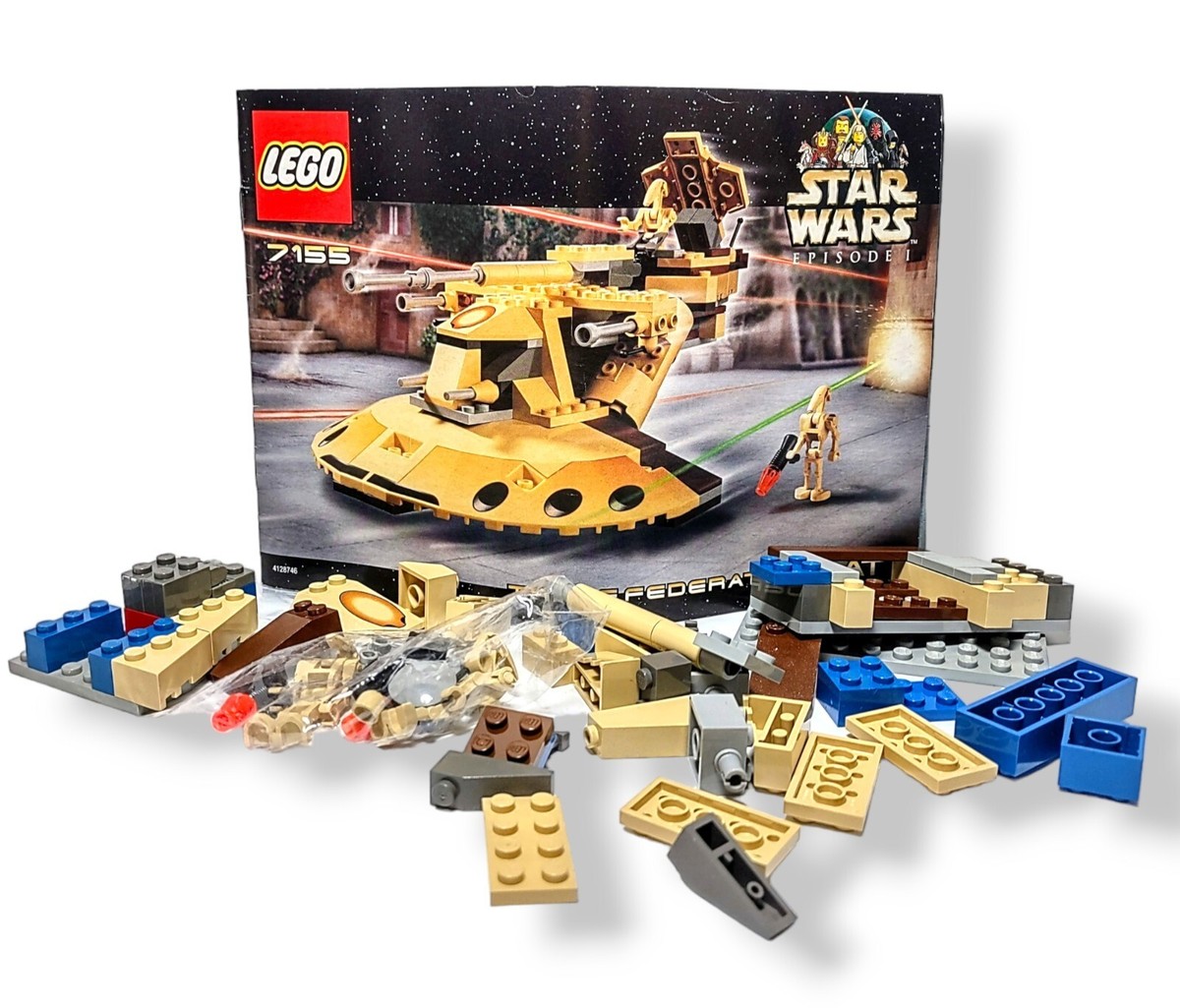 Vtg Lego Star Wars Episode 1 Incomplete Parts Instruction Manual