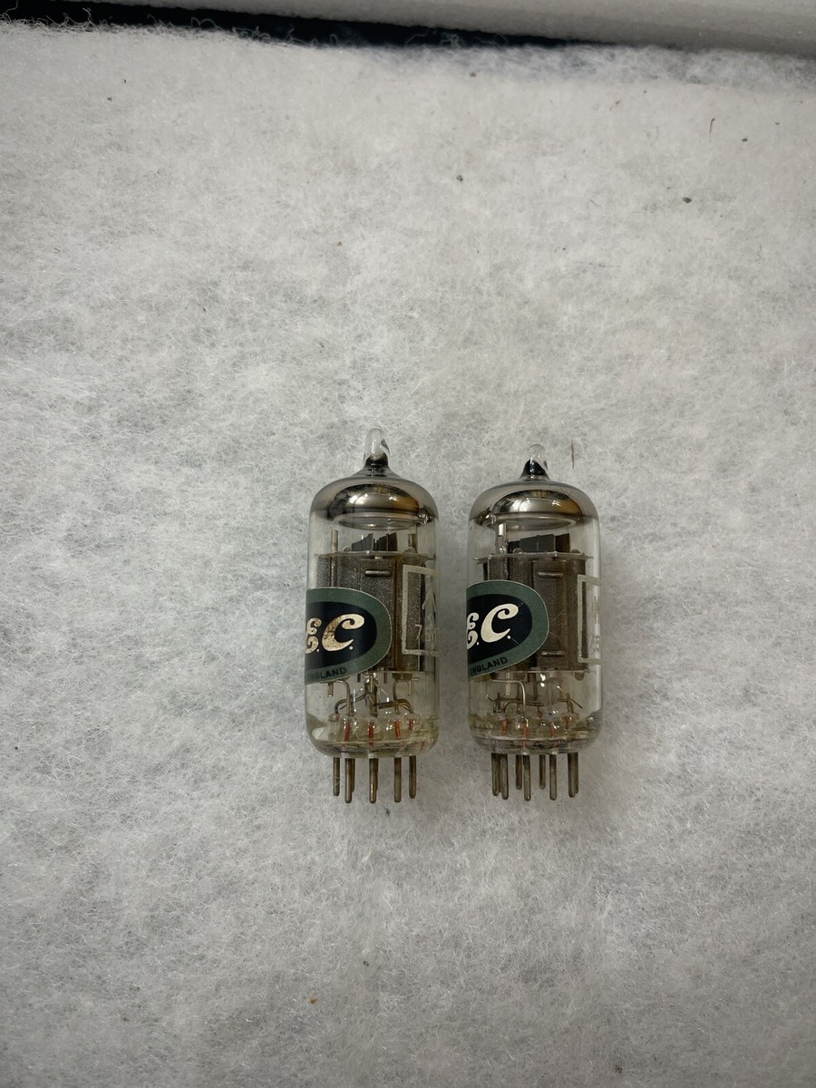 GEC A2900 CV6091 B309 12AT7 black Welded plate Disc Getter NOS