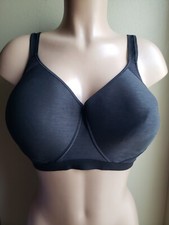 Hanes X-Temp Black Convertible Wireless Soft Lined Bra 2XL