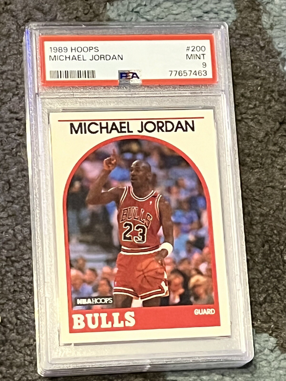PSA 9 MINT BASKETBALL CARD 1989 HOOPS MICHAEL JORDAN HOF CHICAGO BULLS