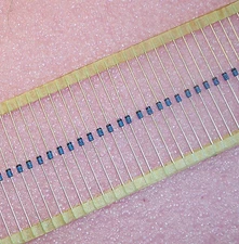 QTY (100) ZPY20 ITT DO-41 SILICON PLANAR ZENER DIODES 20V 1.3W NOS ON CUT TAPE