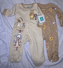 Disney Baby Winnie the Pooh Infant 2 Pack Coverall Set