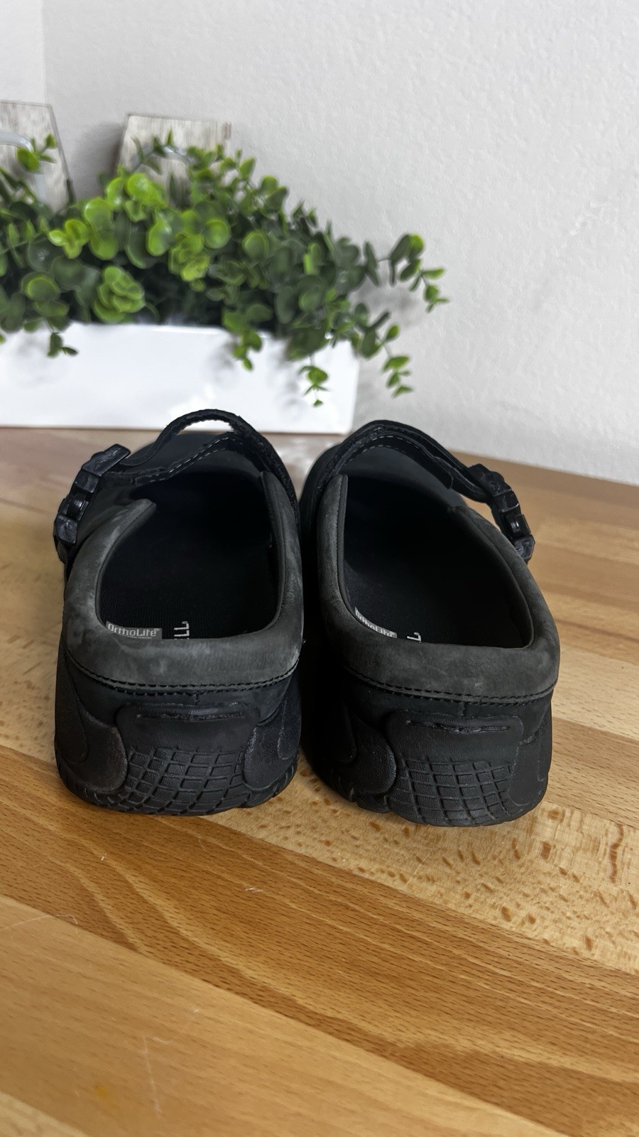 Scarpe Merrell Donna Taglia 7.5 Encore Pelle MOC Espresso Mary Jane Mules Nero