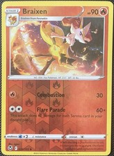 Braixen 026/195 Swsh12: Silver Tempest Reverse Holo - Pokémon Card