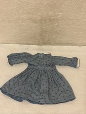 Vintage 90s American Girl Kirsten Meet Dress Blue Pleasant Company FREE SHIP