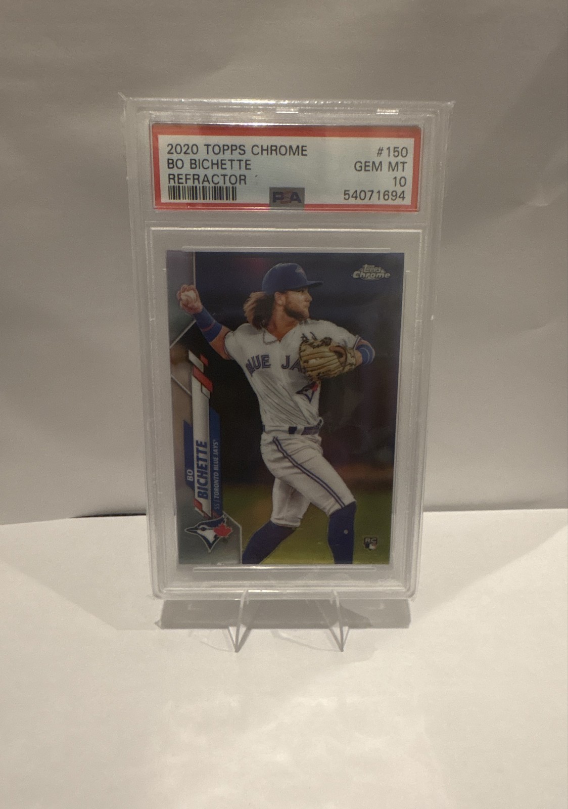 2020 Topps Chrome - Bo Bichette #150 Refractor (RC) PSA 10