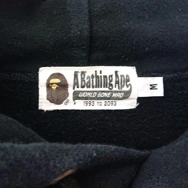 A BATHING APE (BAPE) BAPE Bathing Bape Pullover Felpa con Cappuccio UOMO JL Taglia Ottimo Usatocolore
