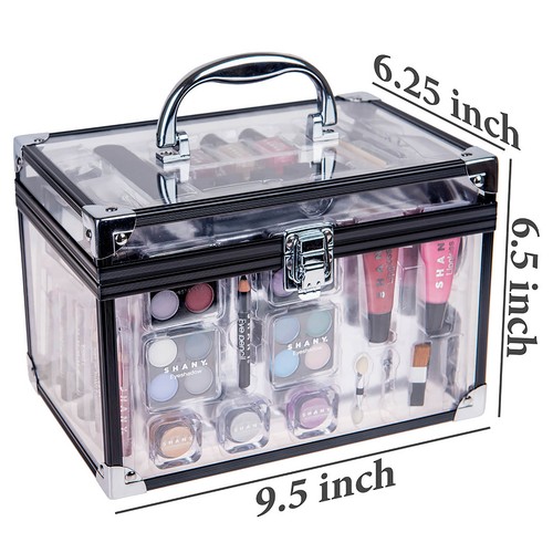 SHANY Carry All Trunk Makeup Set (Eye shadow palette/Blushes/Powder/Nail Polish - Picture 4 of 10