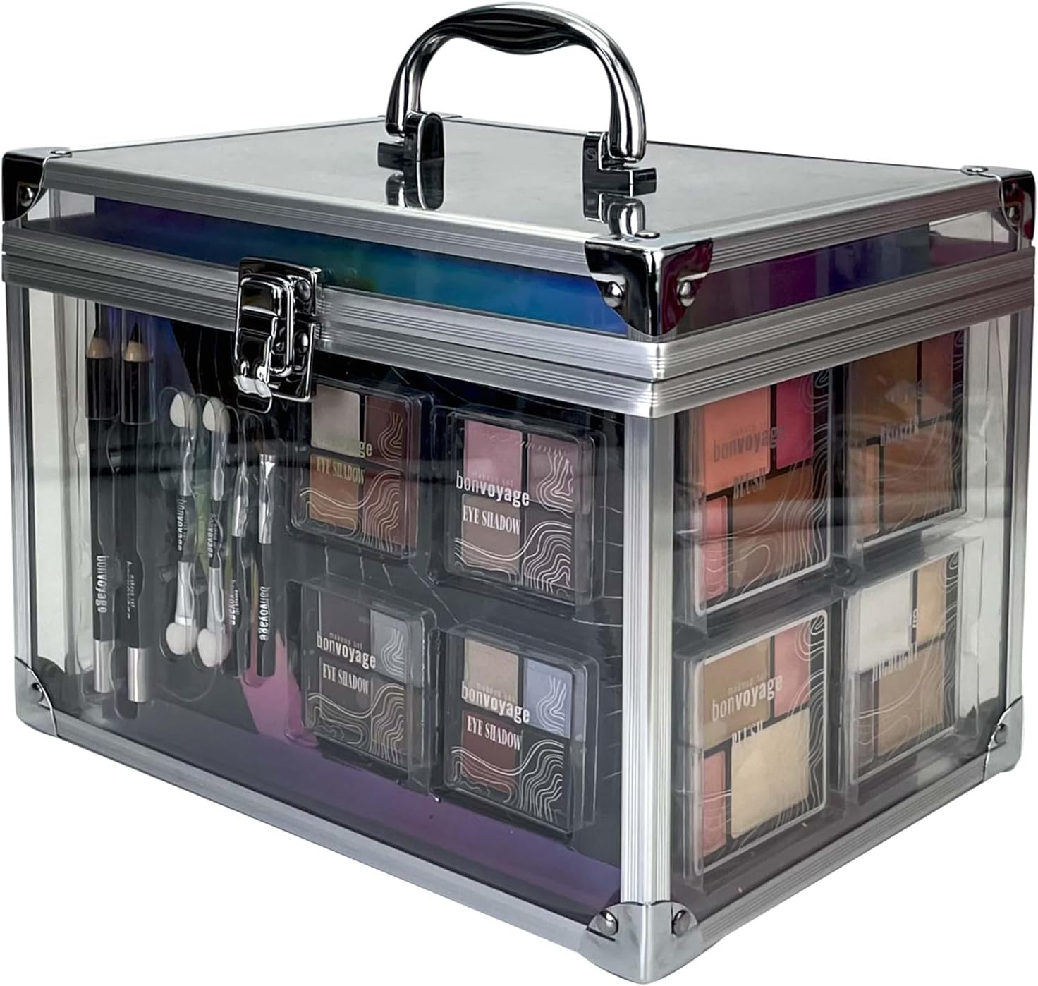 , Set Trucchi Donna, Include Rossetti, Ombretti, Fard, Bronzer, Illuminante, E P