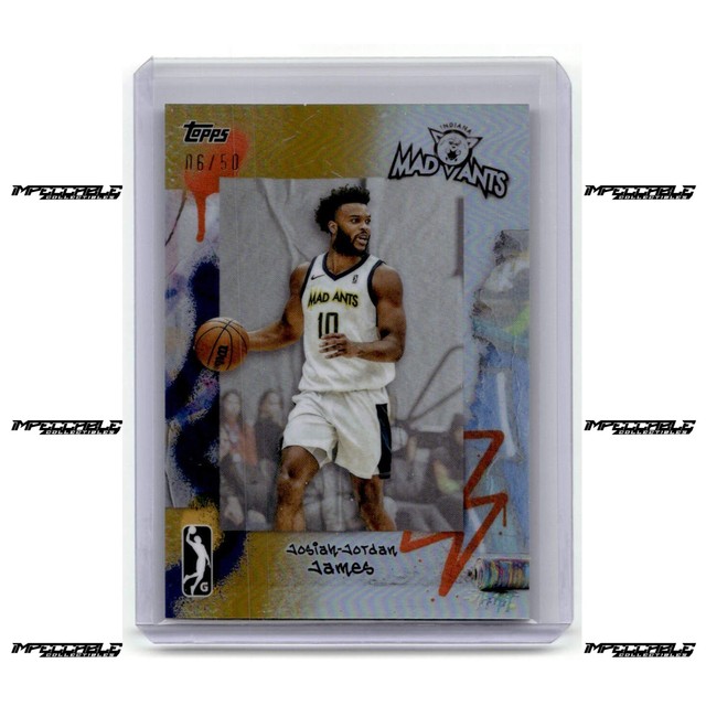 2024-25 Topps G-League - Gold #BV-68 Josiah-Jordan James Variation /50