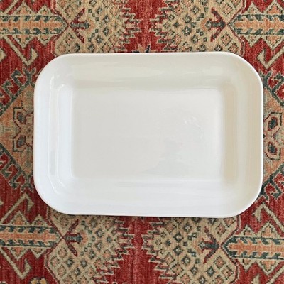 Sehr große weiße Servierplatte. Fapor International Keramik. Portugal. Exc.