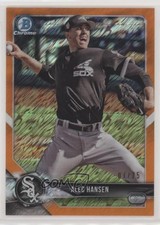 2018 Bowman Chrome Prospects Orange Shimmer Refractor 7/25 Alec Hansen 03xg