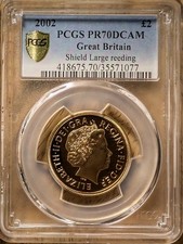 2002 G. Britain 2 Sov DOUBLE Sovereign 22kt Gold 15.97g NGC PF 70 DCAM