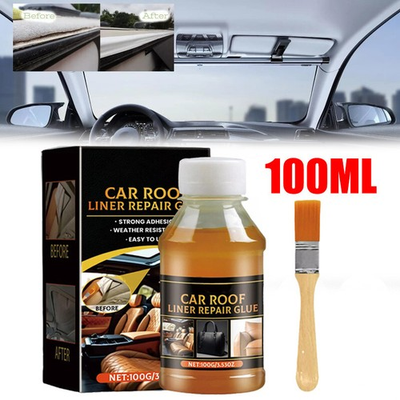 #ad 100ml Car Roof Liner Repair Glue Quick Automotive Interior Fix Fast Dry $7.99