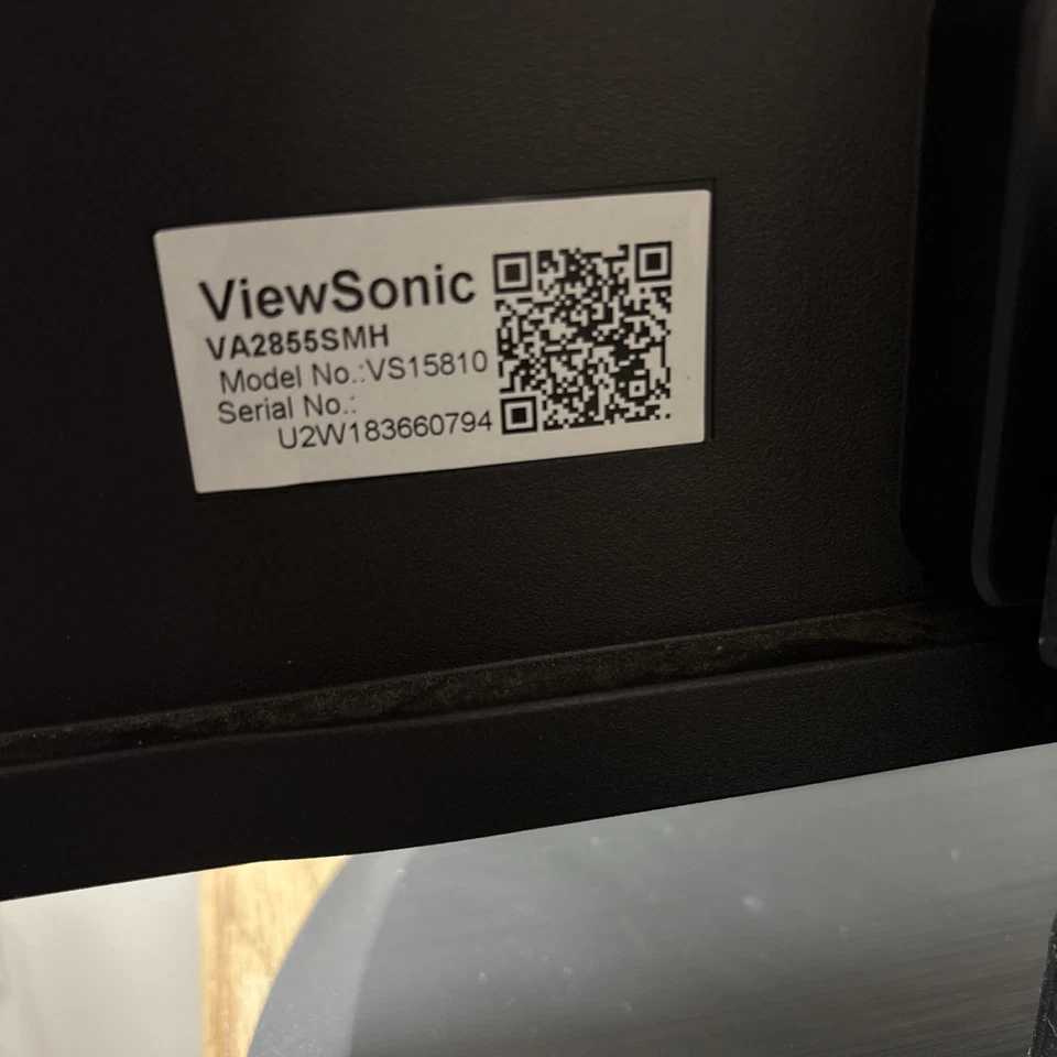 ViewSonic VA2855SMH 28.5" Full HD (1920*1080p) LCD Monitor - Used in Good Cond. - Image 3 of 3
