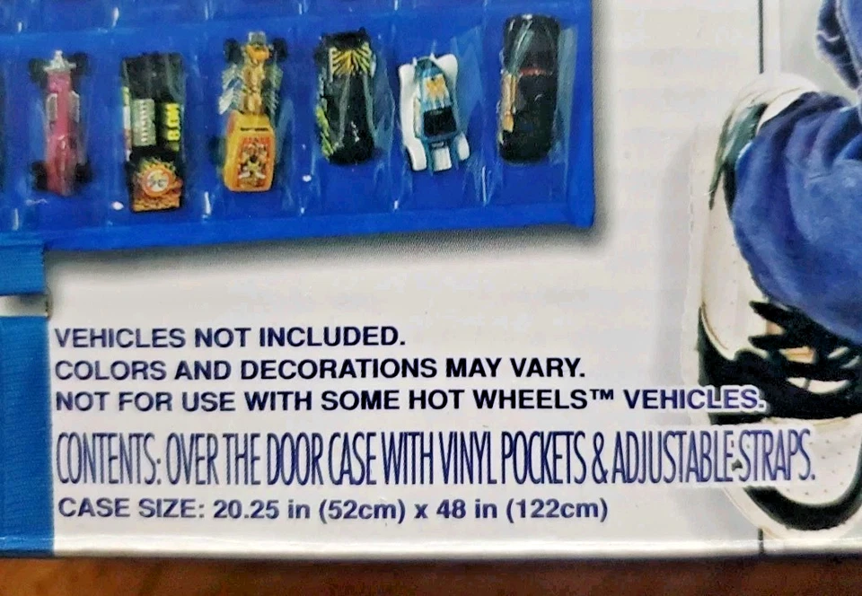 Hot Wheels Over the Door Display Case Stores 120 Vehicles - Image 4 of 4