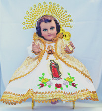 Traje del Guadalupano Oro para Ni o Dios. Baby Jesus Outfit.