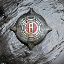 1949 1950 Ford Shoebox V8 Grill Ornament Bullet Center Chrome Emblem Oem