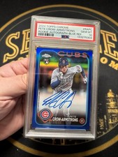 Pete Crow Armstrong 2024 Topps Chrome Auto Blue /150 PSA 10 💎 