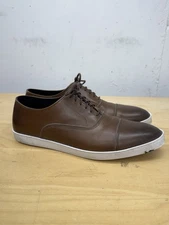 Allen Edmonds Park Avenue Sneaker, Bourbon Brown Leather,Size 9 1/2, Recraftable