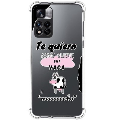 Funda Silikon Antivake für Xiaomi Redmi Note 11 Pro+ Plus 5G TPU Flexible