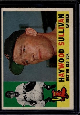 1960 Topps Semi High Number #474 Haywood Sullivan, Ex, Boston Red Sox, C