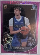 2025-26 Bowman - Chrome Cooper Flagg #BCV-1 Pink Mojo Refractor /199 (RC)